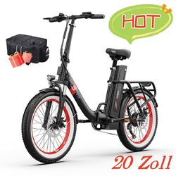 ONESPORT 20 Zoll Klapprad Elektrofahrrad E Bike Citybike 250W Fahrrad 25KM/H