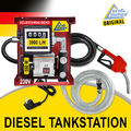 DIESELPUMPE 230V HEIZÖLPUMPEN ELEKTRISCHE DIESEL PUMPE AUTOMATIK-ZAPFHAHN ZÄHLER