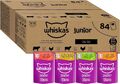 Whiskas Junior Katzennassfutter Klassische Auswahl in Sauce 84x85g