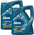 2x5 LITER 15W-40 MANNOL DIESEL MOTORÖL FÜR LKW SCHLEPPER  MASCHINEN 15W40