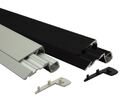 LED Aluprofil S01 Treppen Profil 1m 2m Alu Schiene Leiste für LED-Streifen