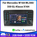 7" Android 13 Autoradio Für Mercedes Benz W164 GL320 ML350 X164 GPS Navi WIFI BT