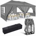 Pavillon Faltpavillon 3x3m/3,3x3,3m/3x6m Pop Up Partyzelt Gartenzelt UV-Schutz