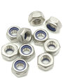 Selbstsichernde Mutter Edelstahl Sechskant Stoppmuttern M5,M6,M8,M10 DIN 985  A2