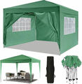 Klapp Pavillion 3x3m/3x6m Gartenzelt Party Faltpavillon WASSERDICHT Pavillion DE