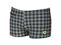 arena Herren SMALL Checks Short Badehose, Badeshorts, Black-army D5 UK/USA 34