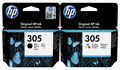 HP 305 HP305XL Drucker Patronen Original Multipack Set Tinte Einzelne Farben OVP