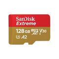 SanDisk microSDXC Extreme 128GB (R190MB/s) + Adapter, + 1 Jahr #36986843