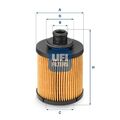 UFI 25.031.00 Ölfilter für ALFA ROMEO  passend für FIAT FORD LANCIA OPEL