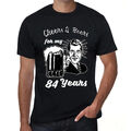 ULTRABASIC Homme Tee-Shirt Santé Et Bières Pour Mes 84 Ans Cheers And Beers For