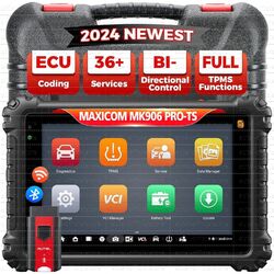 2024 Autel MaxiCOM MK906S Pro-TS OBD2 Diagnose Full TPMS System Scanner