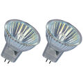 2 x Halogen Reflektor Glühbirne 10W oder 20W MR11 GU4 warmweiß