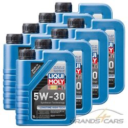 8x 1 L LITER LIQUI MOLY LONGTIME HIGH TECH 5W-30 MOTOR-ÖL MOTOREN-ÖL 32076810#MARKENQUALITÄT VOM KFZTEILEPROFI - VERSAND AB LAGER#