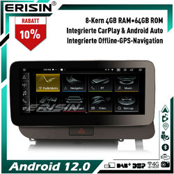 10.25" 8-Kern IPS Android 13 Autoradio Für Audi Q5 GPS DAB+ CarPlay Navi idrive