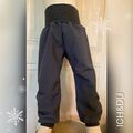 Softshellhose Gr. 98 Grau Outdoorhose Thermohose Kind