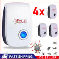 4x Ultraschall Vertreiber Mäuse Mosquito Insekten Ultrasonic Pest Repeller NEU