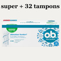 o.b. ProComfort Super Plus (32 Stück), Tampons für sehr starke Tage