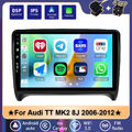 6GB+128GB Für Audi TT MK2 8J 2006-2012 Autoradio Navi GPS CarPlay DSP Android 14