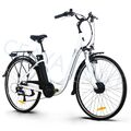 EBike 28Zoll Elektrofahrrad 25km/h E-Citybike 7Gang Shimano Damen/Herren Pedel