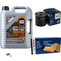 BOSCH Inspektionspake 5 L LIQUI MOLY Top Tec 4200 5W-30 für Chevrolet Spark