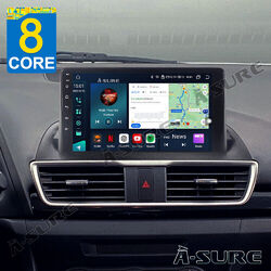 4G+64G Android 14 Autoradio GPS Apple CarPlay SWC BT RDS Für Mazda 3 2014-2018