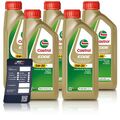 5x 1 L LITER CASTROL EDGE 5W-30 M MOTOR-ÖL MOTOREN-ÖL