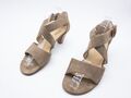 Paul Green Damen Sandale Sandalette Halbschuh Absatzschuh Gr.38,5 EU Art.9329-55