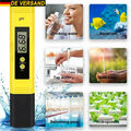 PH Wert Wasser Messgerät Digital Messer Tester Aquarium Pool Prüfer pH 0-14 Neu