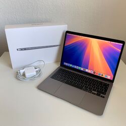 Apple MacBook Air 13 Zoll (256GB SSD, M1, 8GB) Laptop, Space Grau, Top Zustand