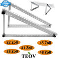 Solarpanel Solarmodul Halterung bis 122cm Photovoltaik Aufständerung PV Montage