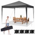 Klapp Falt Pavillon 3x3m WASSERDICHT Dachmaß Pavillion Gartenzelt Partyzelt NEU