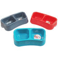 Futternapf doppelt Futterspender Reisenapf Wassernapf Hunde Katzen 661R