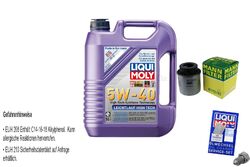 MANN-FILTER Ölfilter 5 L Liqui Moly Leichtlauf High Tech 5W-40 für VW Golf VI