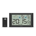 Hama Wetterstation Funk Thermometer Außensensor Wettervorhersage Wecker DCF Uhr