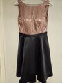 Vera Mont Damen Kleid Abendkleid Abiball Konfirmation Gr. S 36 Pailletten TOP