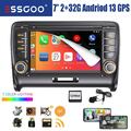 Für Audi TT MK2 8J 2006-14 Android 13 Autoradio Carplay 2+32G GPS NAVI RDS WIFI