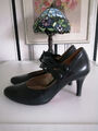 Pumps von Gabor Leder Gr. 4,5 37 schwarz Top Zustand