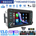 Android 13 4+64G Autoradio Carplay 4G GPS NAV DVR Kam Für Audi A3 RS3 8P 2003-13