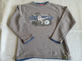 Salt and Pepper Sweatshirt Gr. 140/146 braun, Dinosaurier Lagenlook Junge