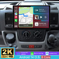 13.1" Android 14 CarPlay 64G Autoradio 2K GPS Navi Für Fiat Ducato Peugeot Boxer