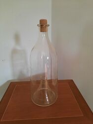 Vintage Glas Minnow Falle 38 cm x 14 cm