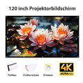 120" Beamer Leinwand Projektorleinwand Faltbarer Projector Screen 16:9 HD 8Haken