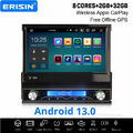 8-Kern Android 13.0 Universal 1DIN Autoradio Navi DAB+ WiFi BT 5.0 CarPlay 32GB