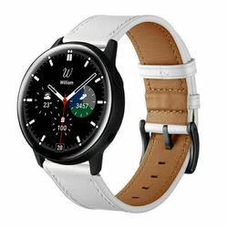 Echtes Leder Armband 22mm 20mm für Samsung Galaxy Watch 3/4/5 Classic 42mm 46mm