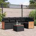 Rantry 6-TLG. Gartensofa Set mit Kissen Gartenmöbel Gartenlounge E1U2