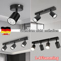 Deckenstrahler LED 1-4 flammig schwenkbar Deckenlampe Spot Deckenleuchte GU10