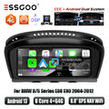 Carplay Android 13 Autoradio GPS Cam für BMW 5er E60 E61 E90 E91 CCC 2004-2012