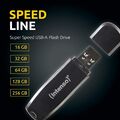 Intenso 3533491 Speed Line - 128GB Speicherstick - USB 3.2 Gen 1x1, schwarz