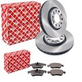 FEBI BREMSSCHEIBEN 281mm + BELÄGE VORNE passend für Fiat 500X 334  JEEP RENEGADE