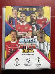 No Dups BINDER 238 Karten Match Attax EXTRA 2022/2023 keine Duplikate ORDNER 22/23